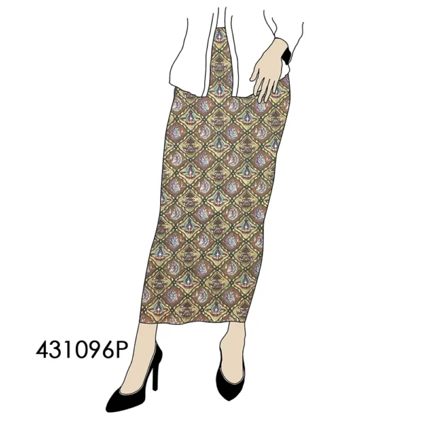 BATIK KATUN 2.5M GURDO SIDOMUKTI HIJAU BATIK NYONYA INDO - Image 3