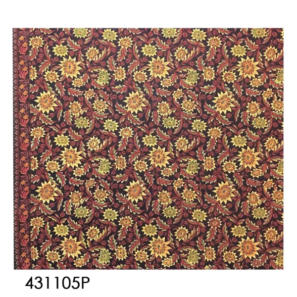 BATIK KATUN 2.5M CEPLOK KEMBANG ABANG BATIK NYONYA INDO