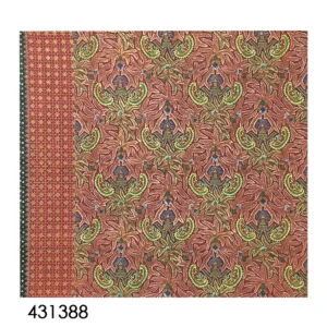 BATIK KATUN 2.5M GURDO BULU COKLAT HIJAU BATIK NYONYA INDO