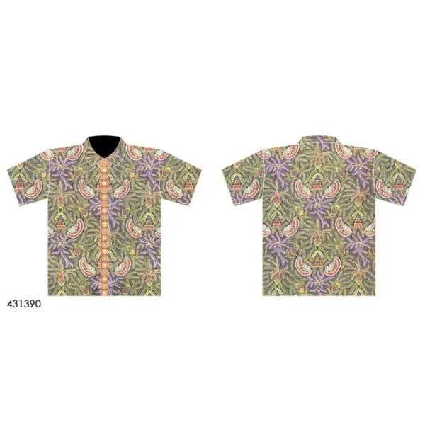 BATIK KATUN 2.5M GURDO BULU HIJAU BATIK NYONYA INDO - Image 2