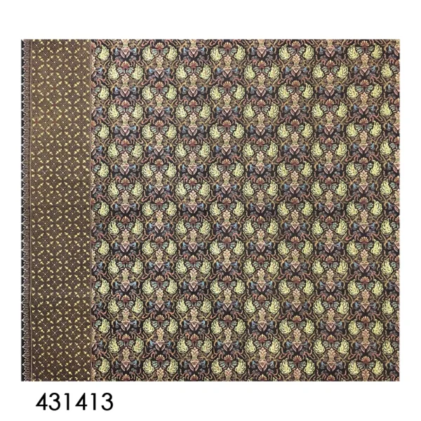BATIK KATUN 2.5M GURDO ALIT COKLAT BATIK NYONYA INDO