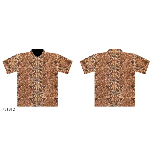 BATIK KATUN 2.5M KUPU KEMBAR SULUR SOGAN BATIK NYONYA INDO - Image 2