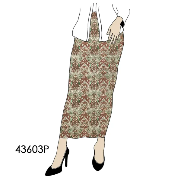BATIK KATUN 2.5M KESATRIAN HIJAU BATIK NYONYA INDO - Image 3