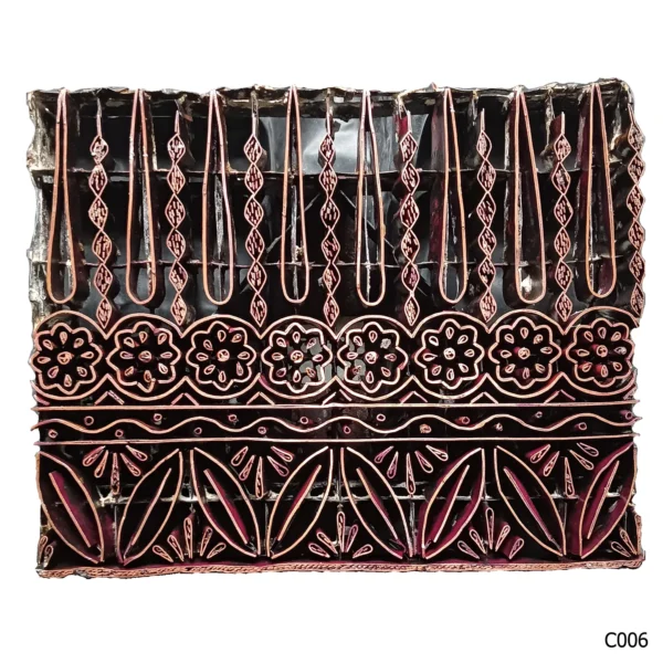 PESANAN PAJANGAN DEKORATIF CAP TEMBAGA ANTIK BATIK NYONYA INDO C001–C010 - Image 7