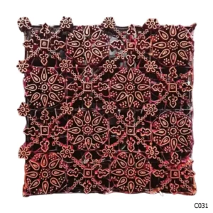 PESANAN PAJANGAN DEKORATIF CAP TEMBAGA ANTIK BATIK NYONYA INDO C031–C040