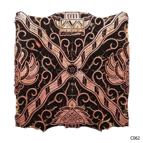 PESANAN PAJANGAN DEKORATIF CAP TEMBAGA ANTIK BATIK NYONYA INDO C061–C070 - Image 3