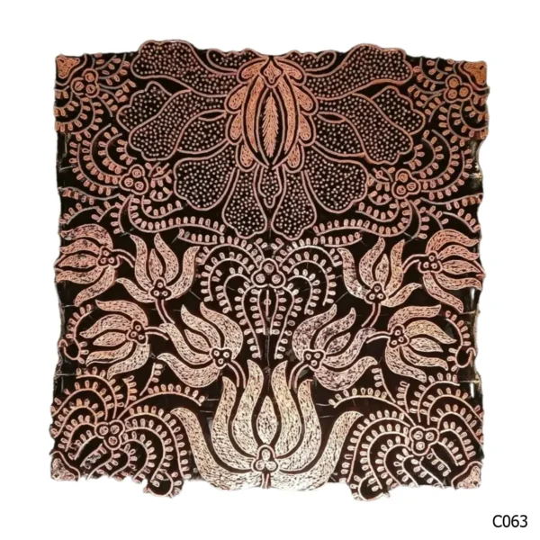 PESANAN PAJANGAN DEKORATIF CAP TEMBAGA ANTIK BATIK NYONYA INDO C061–C070