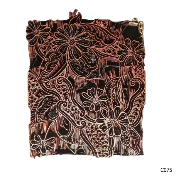 PESANAN PAJANGAN DEKORATIF CAP TEMBAGA ANTIK BATIK NYONYA INDO C071–C080 - Image 6