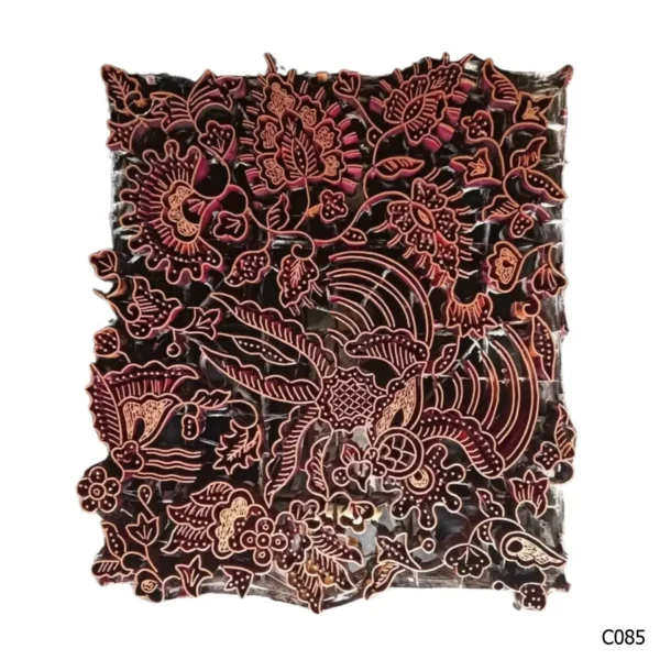 PESANAN PAJANGAN DEKORATIF CAP TEMBAGA ANTIK BATIK NYONYA INDO C081–C090 - Image 6