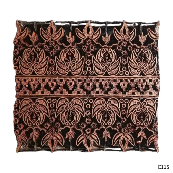 PESANAN PAJANGAN DEKORATIF CAP TEMBAGA ANTIK BATIK NYONYA INDO C111–C120 - Image 6