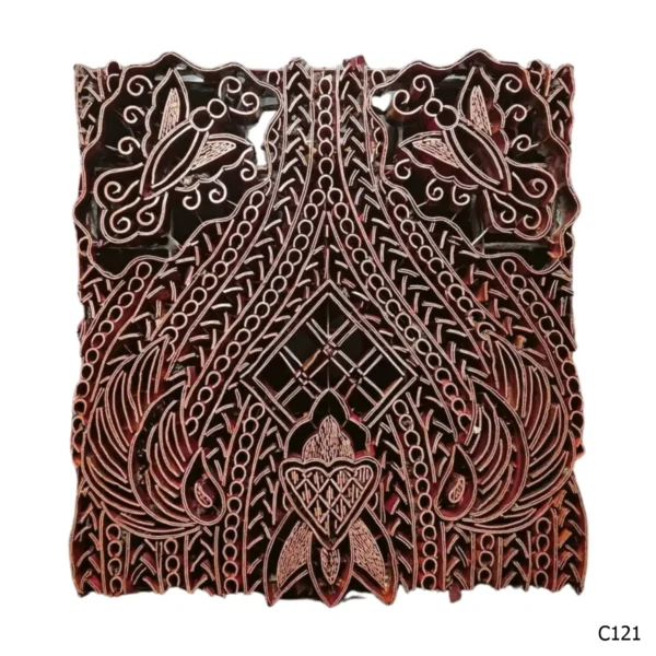 PESANAN PAJANGAN DEKORATIF CAP TEMBAGA ANTIK BATIK NYONYA INDO C121–C130 - Image 2