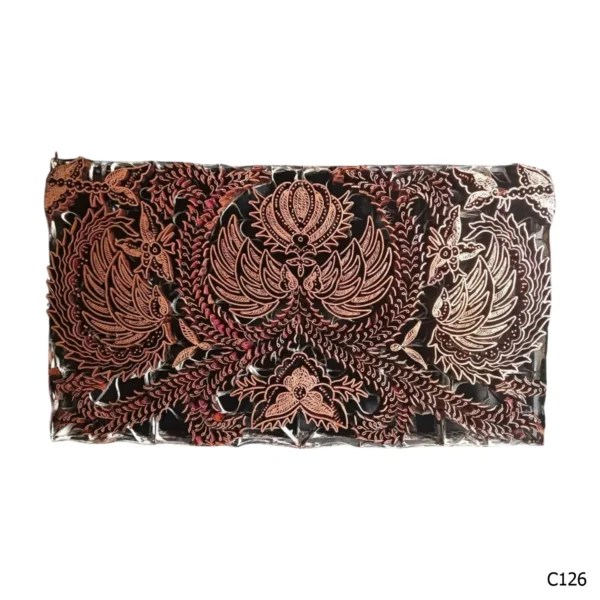 PESANAN PAJANGAN DEKORATIF CAP TEMBAGA ANTIK BATIK NYONYA INDO C121–C130 - Image 8