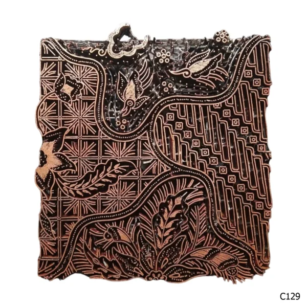 PESANAN PAJANGAN DEKORATIF CAP TEMBAGA ANTIK BATIK NYONYA INDO C121–C130 - Image 7