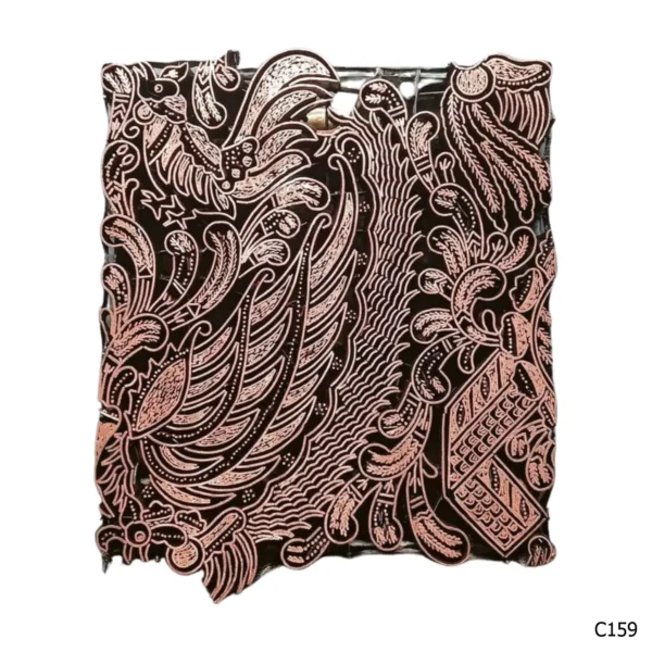 PESANAN PAJANGAN DEKORATIF CAP TEMBAGA ANTIK BATIK NYONYA INDO C151–C160 - Image 10