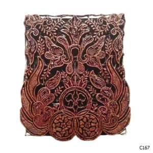 PESANAN PAJANGAN DEKORATIF CAP TEMBAGA ANTIK BATIK NYONYA INDO C161–C170