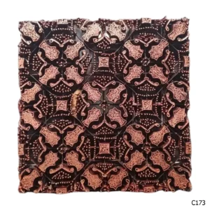 PESANAN PAJANGAN DEKORATIF CAP TEMBAGA ANTIK BATIK NYONYA INDO C171–C180
