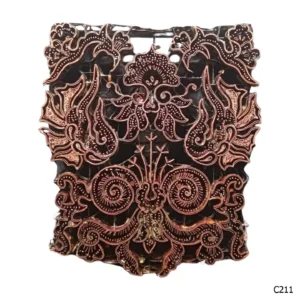 PESANAN PAJANGAN DEKORATIF CAP TEMBAGA ANTIK BATIK NYONYA INDO C211–C220