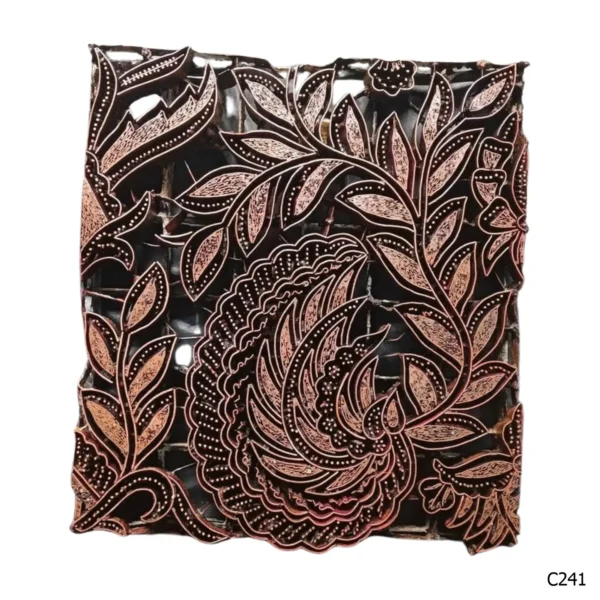 PESANAN PAJANGAN DEKORATIF CAP TEMBAGA ANTIK BATIK NYONYA INDO C241–C250