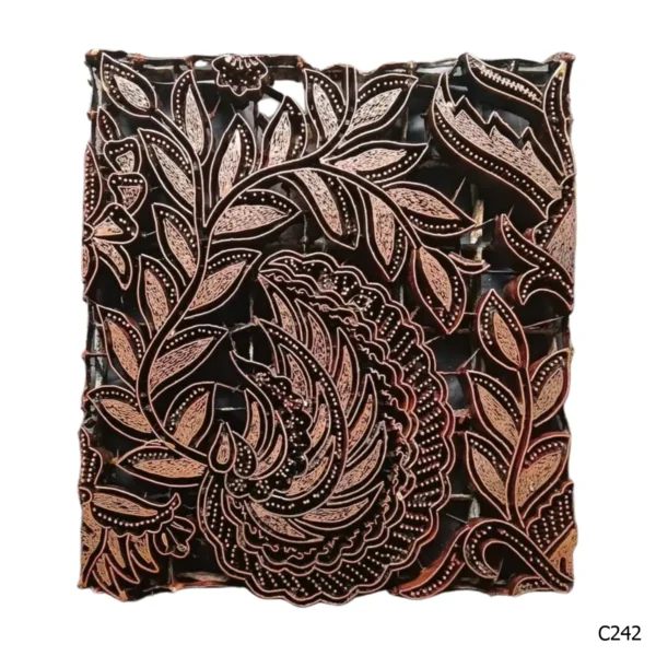 PESANAN PAJANGAN DEKORATIF CAP TEMBAGA ANTIK BATIK NYONYA INDO C241–C250 - Image 3