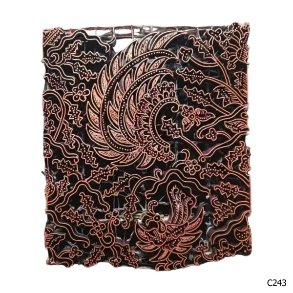 PESANAN PAJANGAN DEKORATIF CAP TEMBAGA ANTIK BATIK NYONYA INDO C241–C250 - Image 4