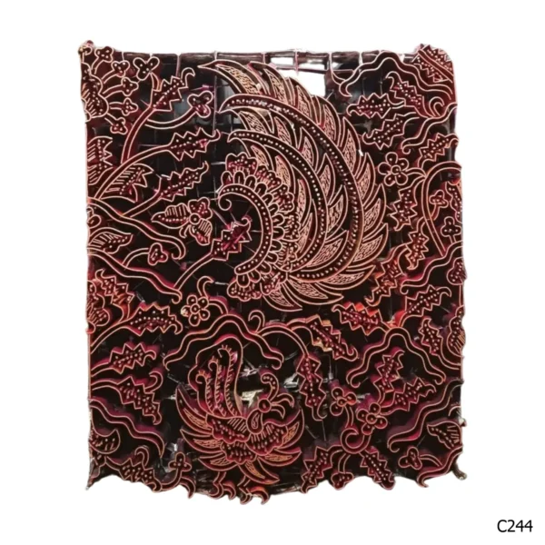 PESANAN PAJANGAN DEKORATIF CAP TEMBAGA ANTIK BATIK NYONYA INDO C241–C250 - Image 5