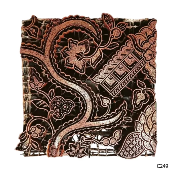 PESANAN PAJANGAN DEKORATIF CAP TEMBAGA ANTIK BATIK NYONYA INDO C241–C250 - Image 10
