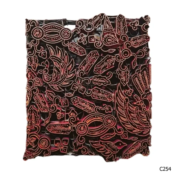 PESANAN PAJANGAN DEKORATIF CAP TEMBAGA ANTIK BATIK NYONYA INDO C251–C260 - Image 5