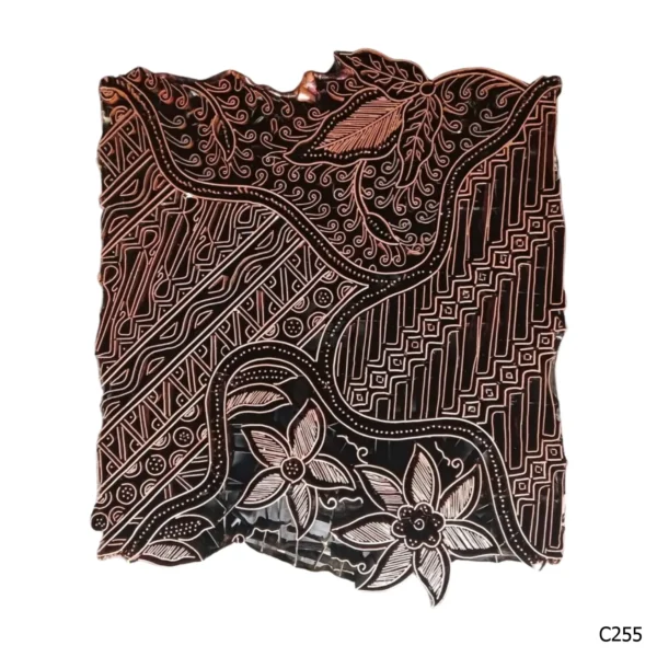 PESANAN PAJANGAN DEKORATIF CAP TEMBAGA ANTIK BATIK NYONYA INDO C251–C260 - Image 6