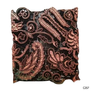 PESANAN PAJANGAN DEKORATIF CAP TEMBAGA ANTIK BATIK NYONYA INDO C251–C260