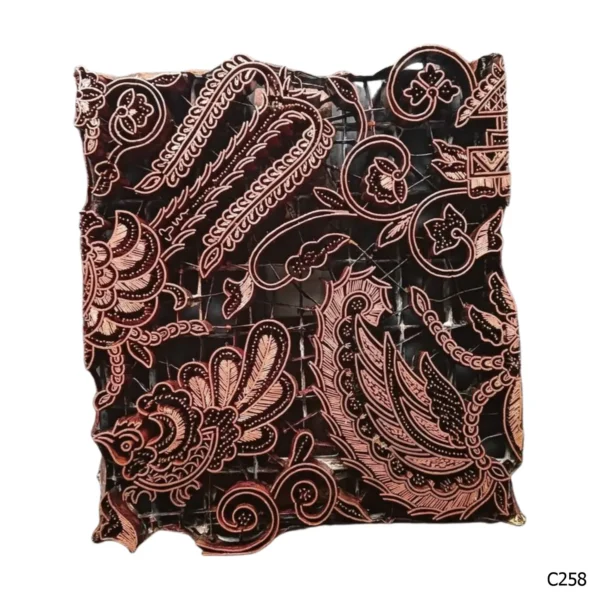 PESANAN PAJANGAN DEKORATIF CAP TEMBAGA ANTIK BATIK NYONYA INDO C251–C260 - Image 9
