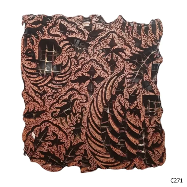 PESANAN PAJANGAN DEKORATIF CAP TEMBAGA ANTIK BATIK NYONYA INDO C271–C280 - Image 2