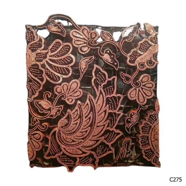 PESANAN PAJANGAN DEKORATIF CAP TEMBAGA ANTIK BATIK NYONYA INDO C271–C280
