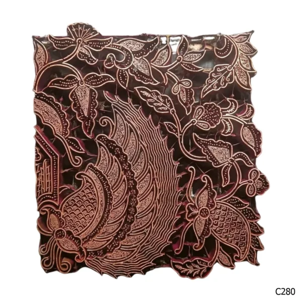 PESANAN PAJANGAN DEKORATIF CAP TEMBAGA ANTIK BATIK NYONYA INDO C271–C280 - Image 11