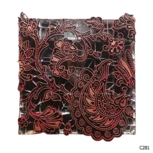 PESANAN PAJANGAN DEKORATIF CAP TEMBAGA ANTIK BATIK NYONYA INDO C281–C290