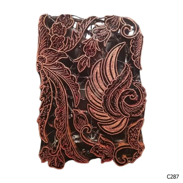 PESANAN PAJANGAN DEKORATIF CAP TEMBAGA ANTIK BATIK NYONYA INDO C281–C290 - Image 8
