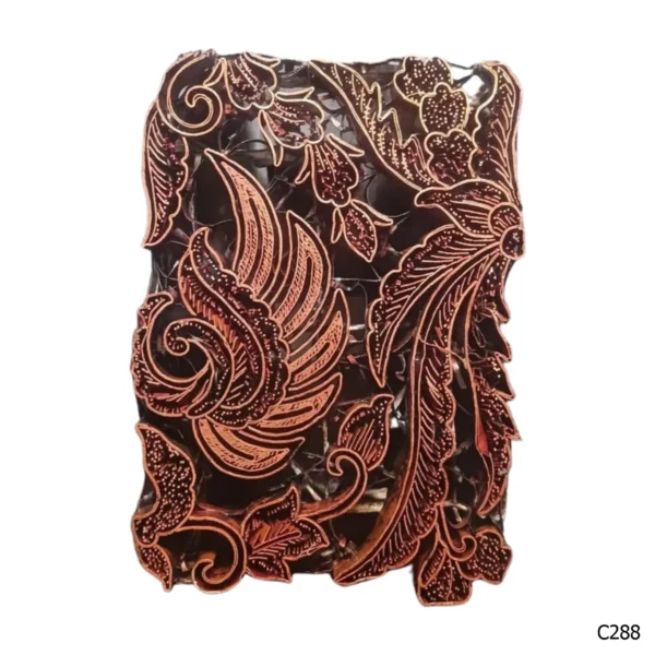 PESANAN PAJANGAN DEKORATIF CAP TEMBAGA ANTIK BATIK NYONYA INDO C281–C290 - Image 9