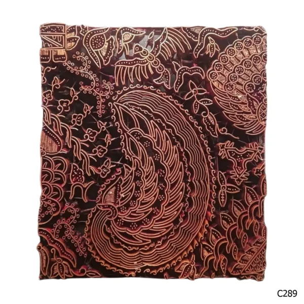 PESANAN PAJANGAN DEKORATIF CAP TEMBAGA ANTIK BATIK NYONYA INDO C281–C290 - Image 10