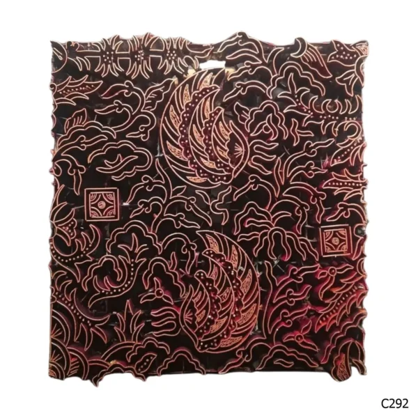 PESANAN PAJANGAN DEKORATIF CAP TEMBAGA ANTIK BATIK NYONYA INDO C291–C300 - Image 3