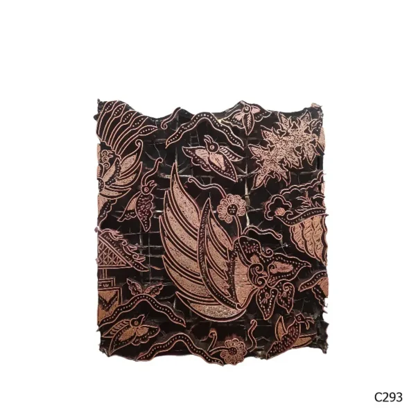 PESANAN PAJANGAN DEKORATIF CAP TEMBAGA ANTIK BATIK NYONYA INDO C291–C300 - Image 4