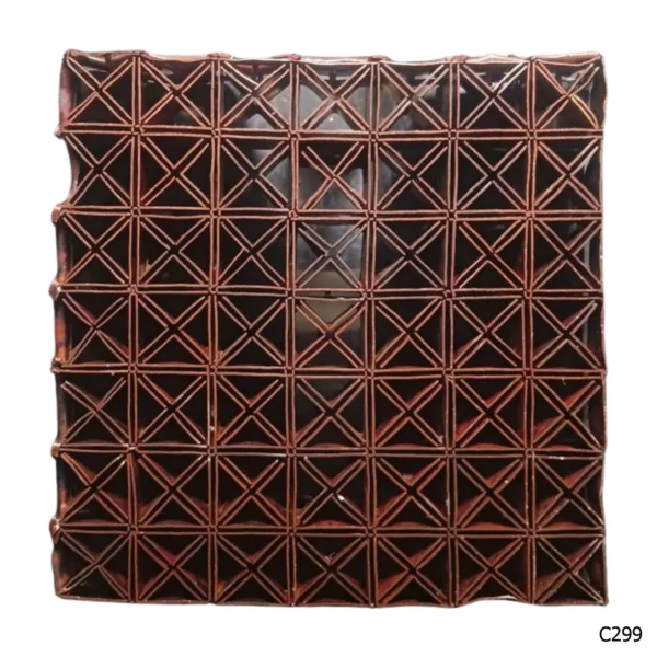 PESANAN PAJANGAN DEKORATIF CAP TEMBAGA ANTIK BATIK NYONYA INDO C291–C300 - Image 10