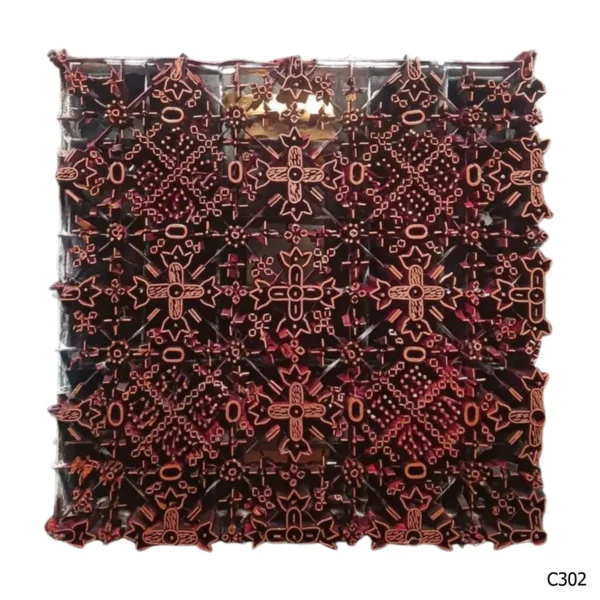 PESANAN PAJANGAN DEKORATIF CAP TEMBAGA ANTIK BATIK NYONYA INDO C301–C310