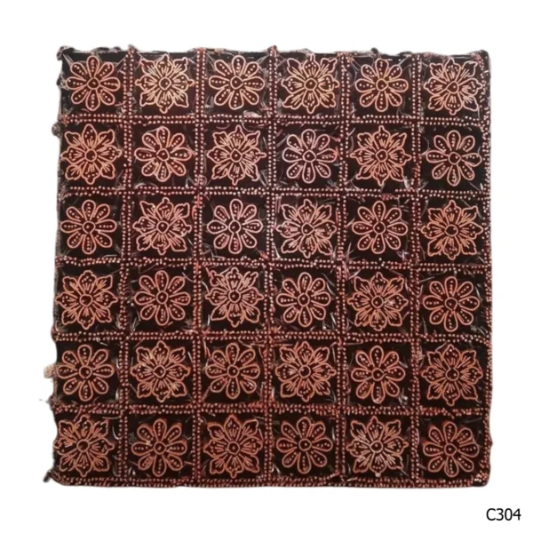 PESANAN PAJANGAN DEKORATIF CAP TEMBAGA ANTIK BATIK NYONYA INDO C301–C310 - Image 5