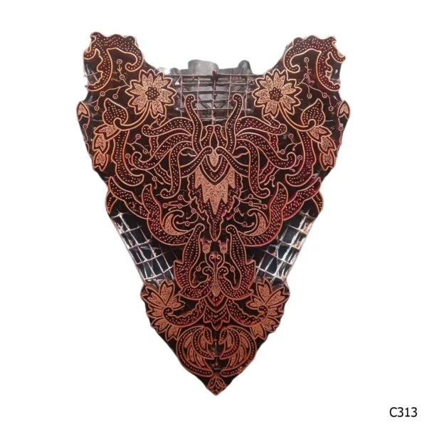 PESANAN PAJANGAN DEKORATIF CAP TEMBAGA ANTIK BATIK NYONYA INDO C311–C320 - Image 4