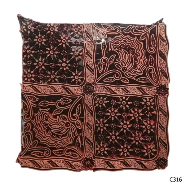 PESANAN PAJANGAN DEKORATIF CAP TEMBAGA ANTIK BATIK NYONYA INDO C311–C320 - Image 7