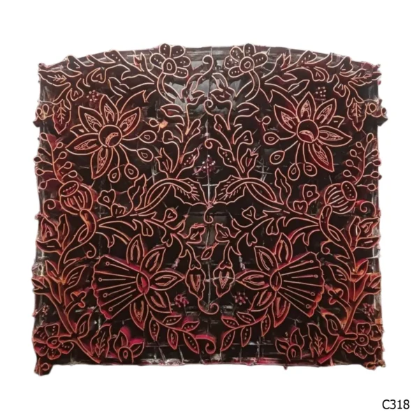 PESANAN PAJANGAN DEKORATIF CAP TEMBAGA ANTIK BATIK NYONYA INDO C311–C320 - Image 9