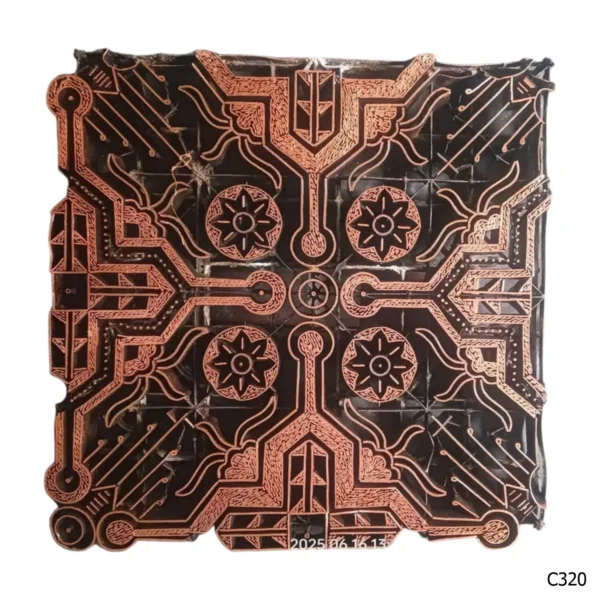 PESANAN PAJANGAN DEKORATIF CAP TEMBAGA ANTIK BATIK NYONYA INDO C311–C320