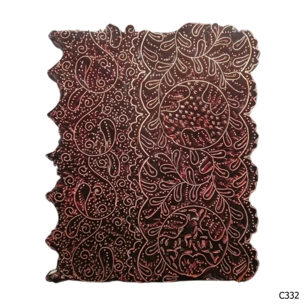 PESANAN PAJANGAN DEKORATIF CAP TEMBAGA ANTIK BATIK NYONYA INDO C331–C340 - Image 3
