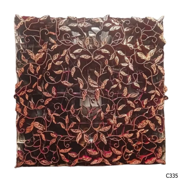 PESANAN PAJANGAN DEKORATIF CAP TEMBAGA ANTIK BATIK NYONYA INDO C331–C340 - Image 6