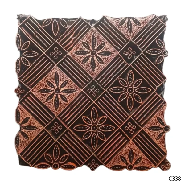 PESANAN PAJANGAN DEKORATIF CAP TEMBAGA ANTIK BATIK NYONYA INDO C331–C340 - Image 9