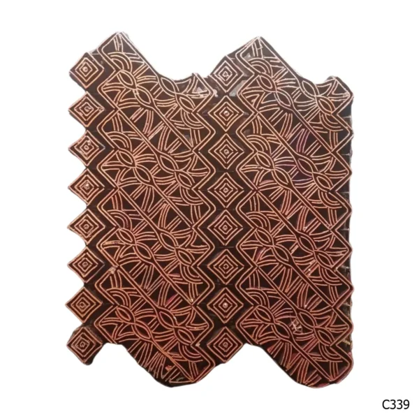 PESANAN PAJANGAN DEKORATIF CAP TEMBAGA ANTIK BATIK NYONYA INDO C331–C340 - Image 10